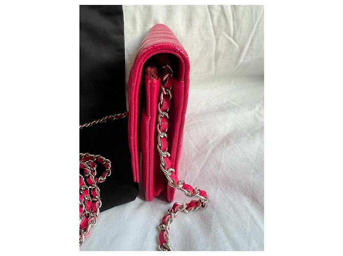 Portafoglio on-chain Classico Senza Tempo CHANEL Fuschia - vista 11