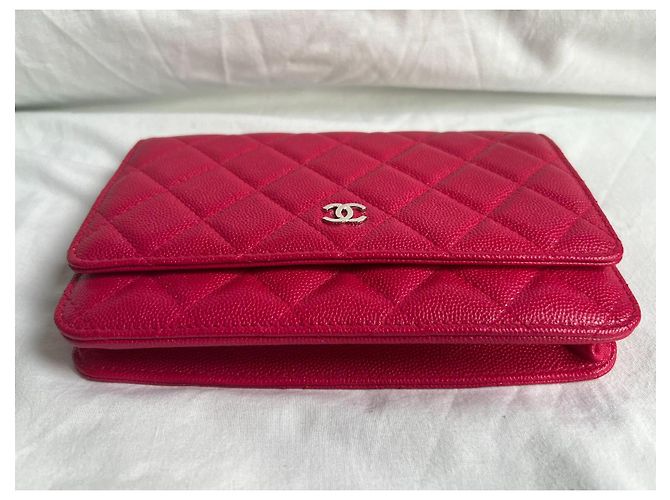 Portafoglio on-chain Classico Senza Tempo CHANEL Fuschia - vista 3