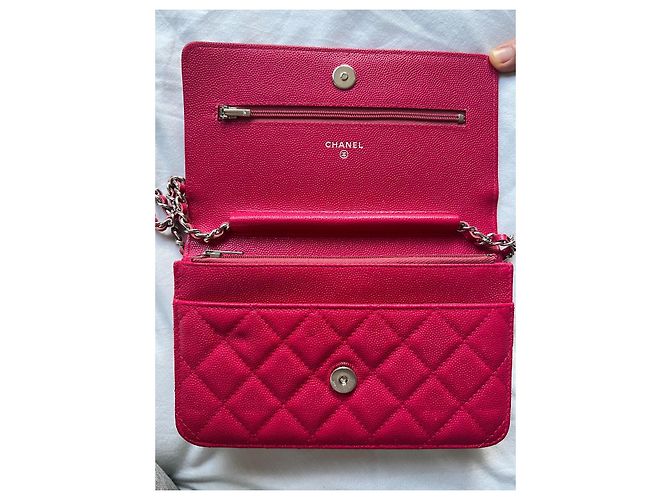 Portafoglio on-chain Classico Senza Tempo CHANEL Fuschia - vista 6