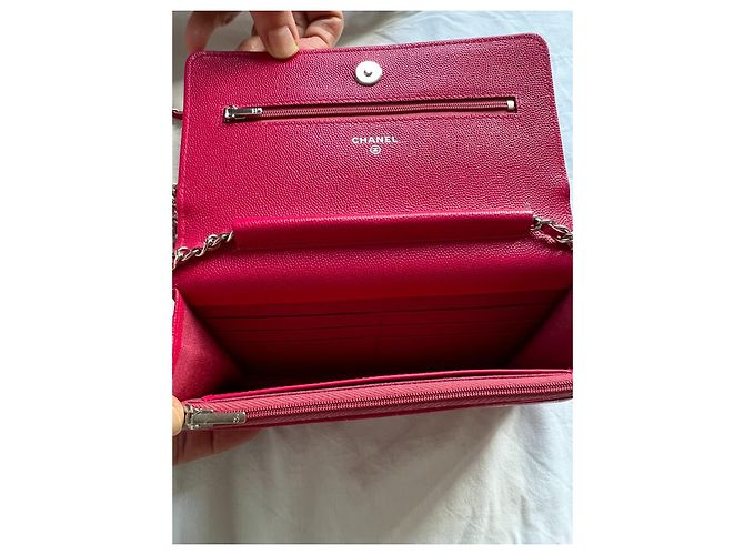 Portafoglio on-chain Classico Senza Tempo CHANEL Fuschia - vista 7