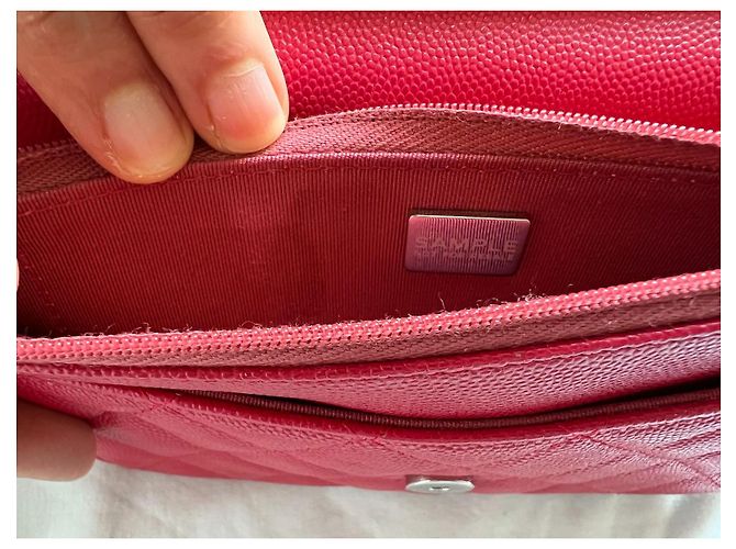 Portafoglio on-chain Classico Senza Tempo CHANEL Fuschia - vista 8