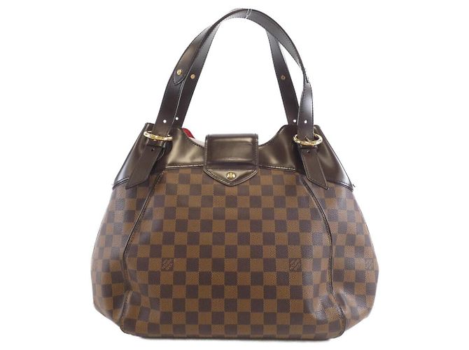 Borsa a Spalla Sistina Damier Louis Vuitton Marrone - vista 2