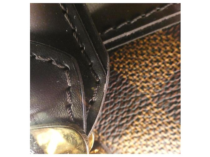 Borsa a Spalla Sistina Damier Louis Vuitton Marrone - vista 7