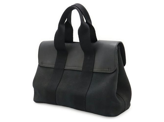 Borsa Hermès Valparaiso PM in pelle nera Nero - vista 2