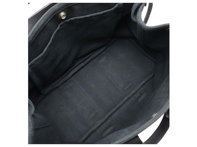 Borsa Hermès Valparaiso PM in pelle nera Nero - vista 6