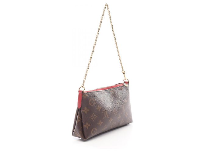 Bolsa Clutch Pallas Monogram da Louis Vuitton Vermelho - vista 6