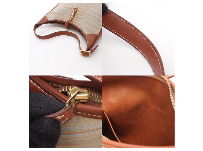 Borsa a Spalla Hermès Trim 35 Noisette Marrone - vista 6