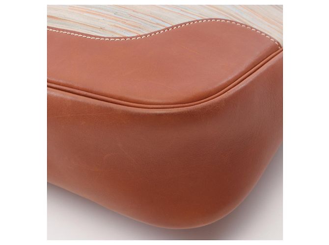 Borsa a Spalla Hermès Trim 35 Noisette Marrone - vista 8