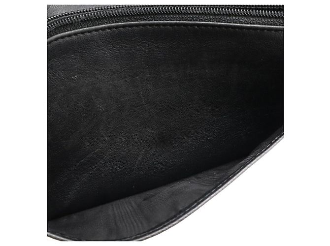 Borsa a tracolla in caviar Chanel con catena Nero - vista 6
