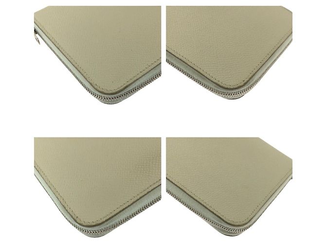 Portafoglio Lungo Azap Hermès Avorio Argento Bianco - vista 4