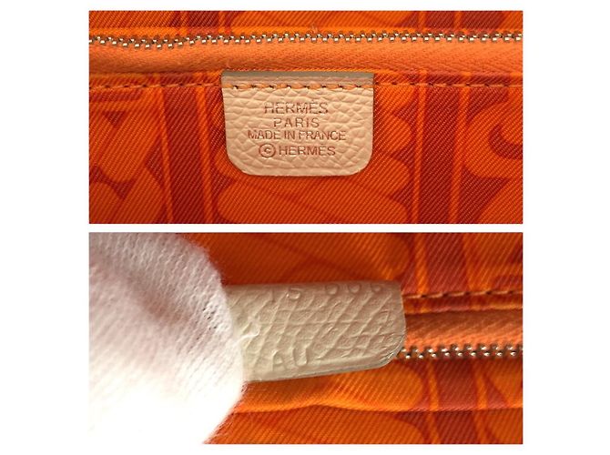 Portafoglio Lungo Azap Hermès Avorio Argento Bianco - vista 5