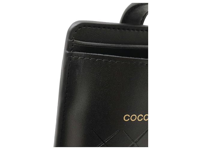 Capa de telefone em couro Chanel Coco Crush com alça cruzada Preto - vista 4