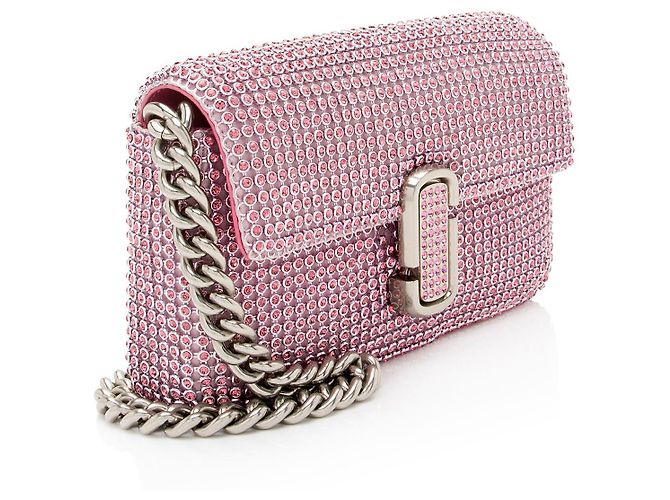 Borsa a Spalla J Marc in Cristallo di Marc Jacobs Rosa - vista 2