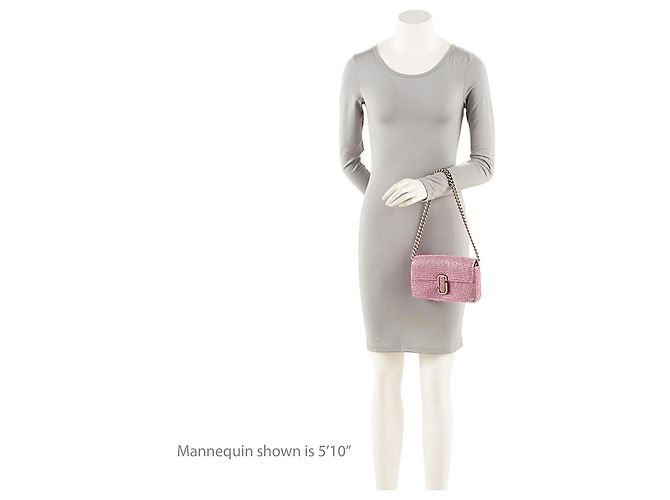 Borsa a Spalla J Marc in Cristallo di Marc Jacobs Rosa - vista 5