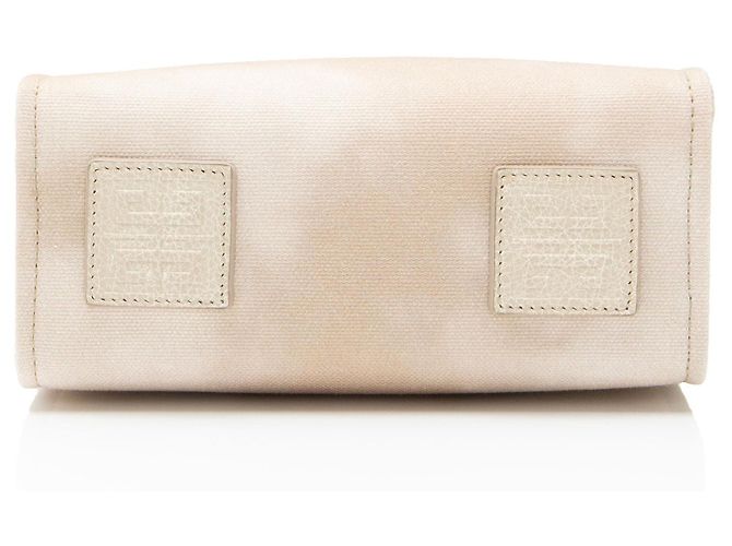 Borsa tote mini G in tela Givenchy Marrone Beige - vista 4