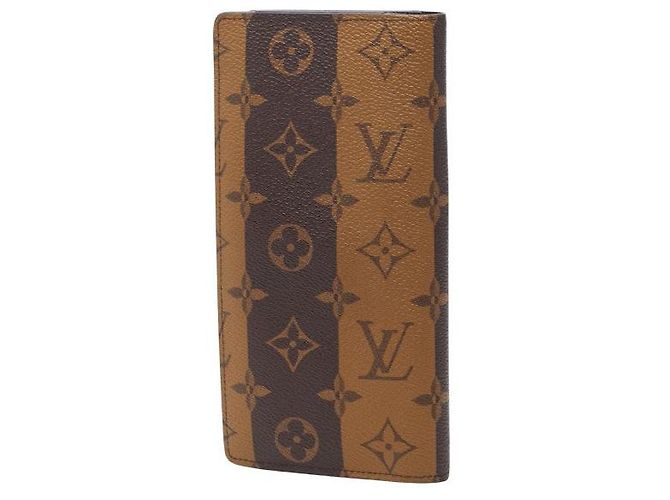 Portafoglio Lungo Monogram Plaza di Louis Vuitton Marrone - vista 2