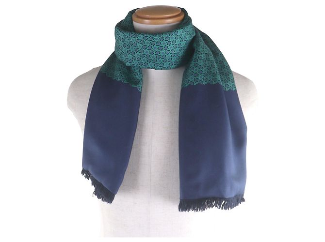 Hermès Seidentuch Blau - Ansicht 2