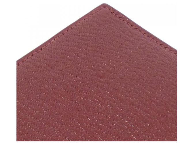 Cartera Larga Soufflet de Cabra Béarn de Hermès Castaño - vista 5