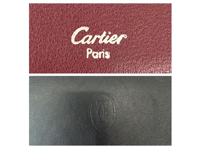 Portafoglio in pelle nera Cartier Must Line Nero - vista 5