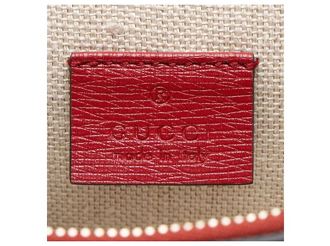 Borsa a Spalla Grande Dionysus in Pelle Gucci Blooms Rosso - vista 8