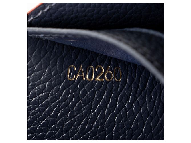 Portafoglio Sarah Monogram Empreinte Louis Vuitton Blu - vista 4
