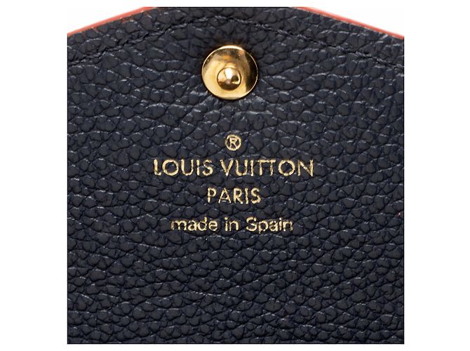 Portafoglio Sarah Monogram Empreinte Louis Vuitton Blu - vista 6