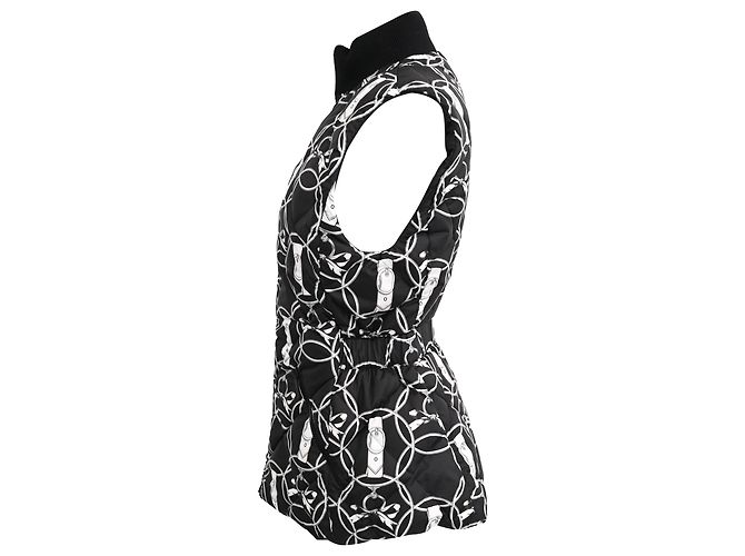 Hermès 2022 La Promenade du Matin Weste aus schwarzem Polyester - Ansicht 2