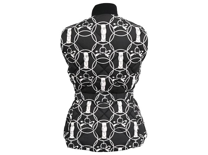 Hermès 2022 La Promenade du Matin Weste aus schwarzem Polyester - Ansicht 3