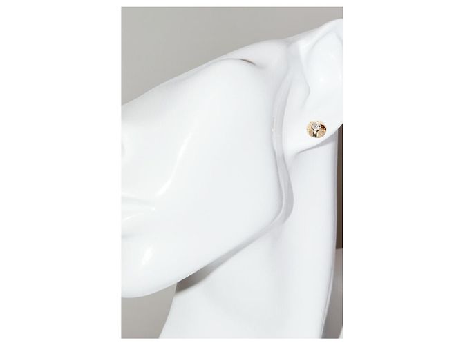 Orecchini Clous Au750 in diamante Louis Vuitton Puse D'Oreille D'oro Metallico - vista 2