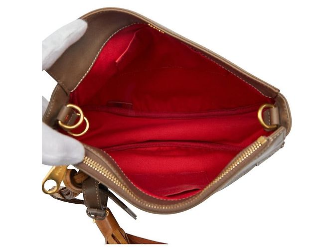 Chloé Bolsa de Ombro de Couro Eden da Chloe Marrom - vista 10