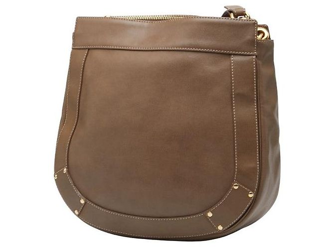 Chloé Bolsa de Ombro de Couro Eden da Chloe Marrom - vista 2