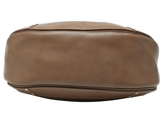 Chloé Bolsa de Ombro de Couro Eden da Chloe Marrom - vista 3