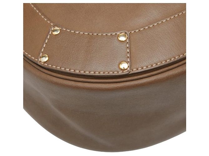Chloé Bolsa de Ombro de Couro Eden da Chloe Marrom - vista 7