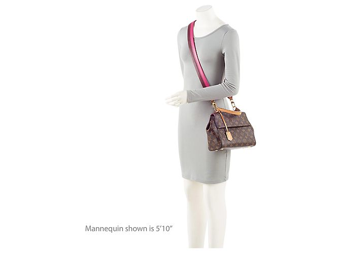 Borsa Cluny BB in tela Monogram Louis Vuitton Marrone - vista 5