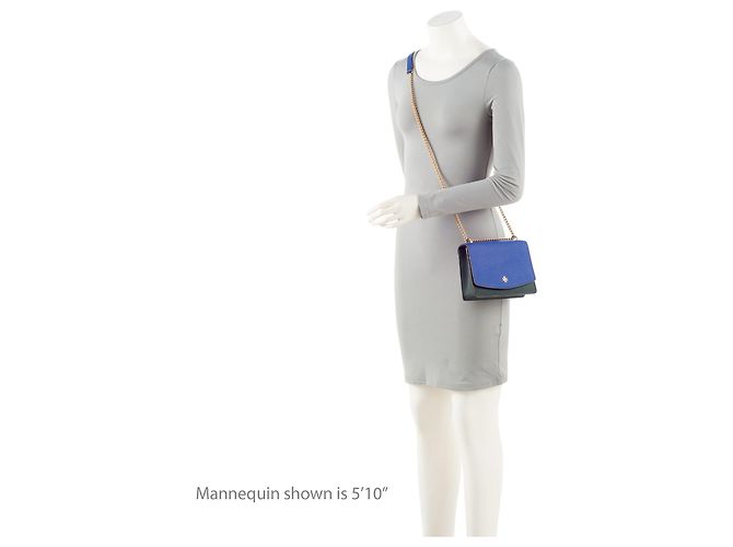 Borsa a Spalla in Pelle Emerson Tory Burch Nero - vista 5