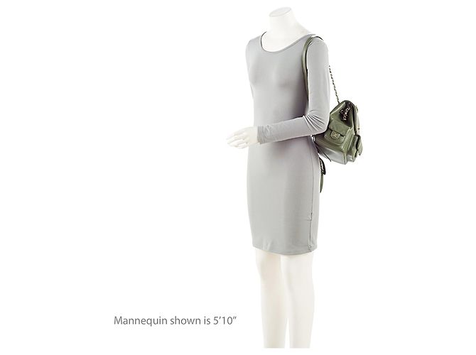Gabrielle Chanel Caviar Leather Cargo Duma Small Backpack Green - view 5