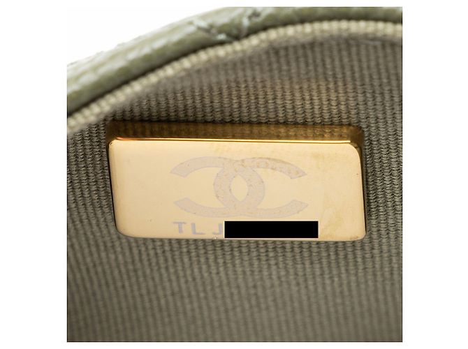 Gabrielle Chanel Caviar Leather Cargo Duma Small Backpack Green - view 6