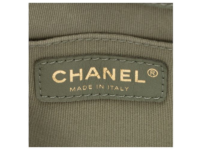 Gabrielle Chanel Caviar Leather Cargo Duma Small Backpack Green - view 8