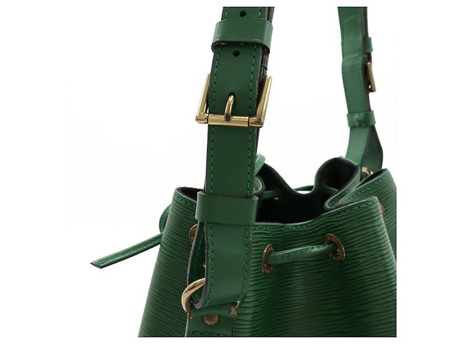 Noe Borsa a Spalla Petit Noé Epi Louis Vuitton Verde - vista 5