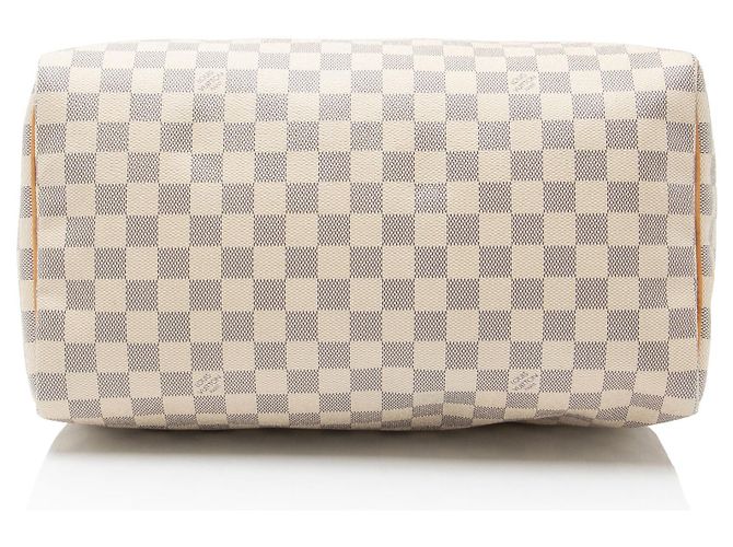 Louis Vuitton Damier Azur Speedy 35 Tasche Blau - Ansicht 4