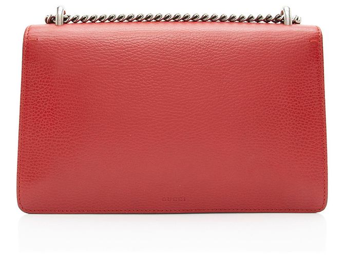 Borsa a Spalla Media Dionysus in Pelle e Cristalli Gucci Rosso - vista 3