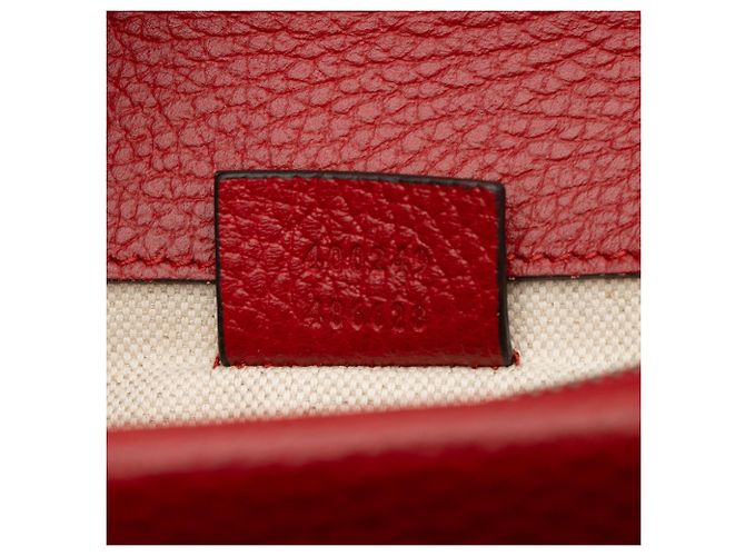 Borsa a Spalla Media Dionysus in Pelle e Cristalli Gucci Rosso - vista 6