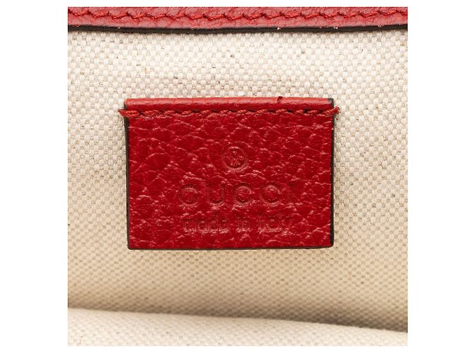 Borsa a Spalla Media Dionysus in Pelle e Cristalli Gucci Rosso - vista 8
