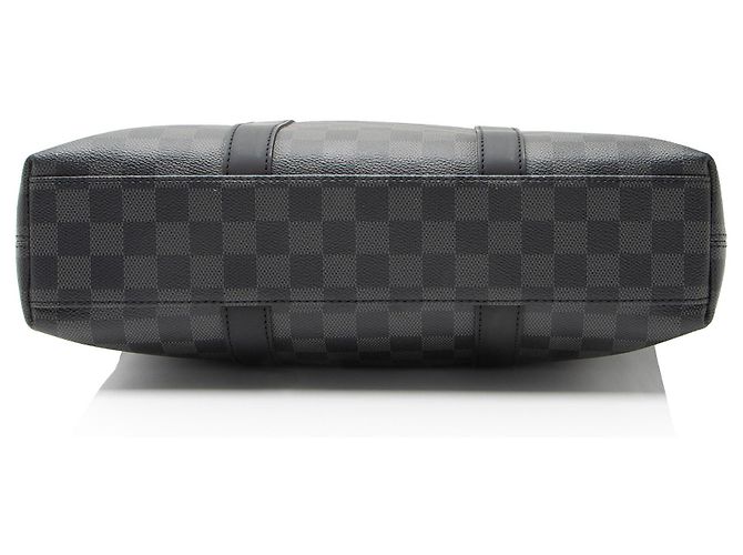 Borsa Anton Damier Graphite Louis Vuitton Nero - vista 3