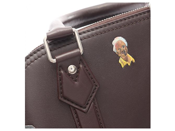 Sac à main en cuir Alma 25 de Louis Vuitton Marron - vue 10