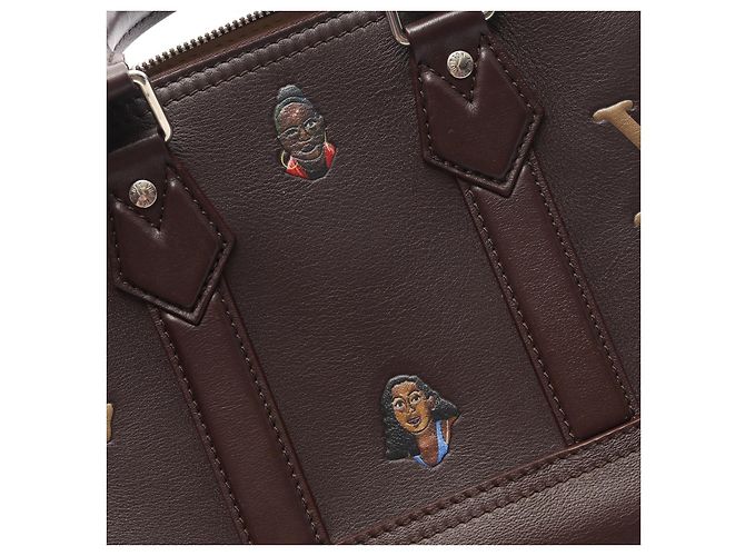 Sac à main en cuir Alma 25 de Louis Vuitton Marron - vue 5