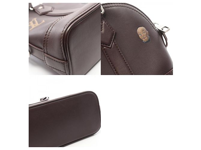 Sac à main en cuir Alma 25 de Louis Vuitton Marron - vue 8