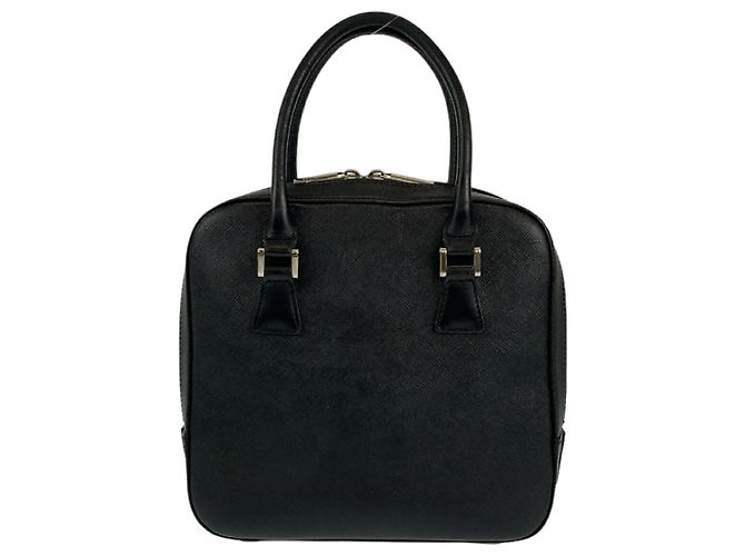 Burberry Lederhandtasche Tote Schwarz - Ansicht 2