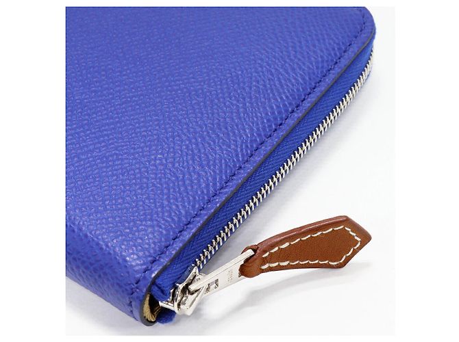 Portafoglio Lungo Azap Hermès Blu Reale - vista 4