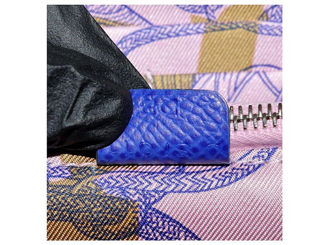 Portafoglio Lungo Azap Hermès Blu Reale - vista 6